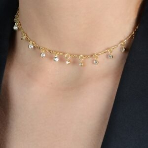 Chocker Orvalho Dourado
